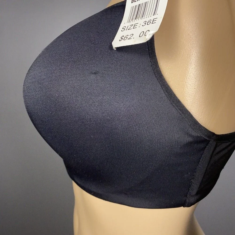 Black Full Coverage Smooth T-Shirt Bra - Brand Unspecified